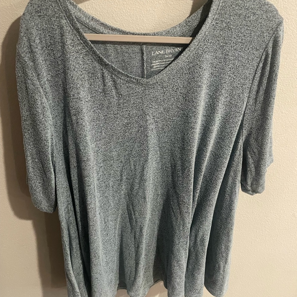 Lane Bryant Gray Women's Top‎ Size 3xl